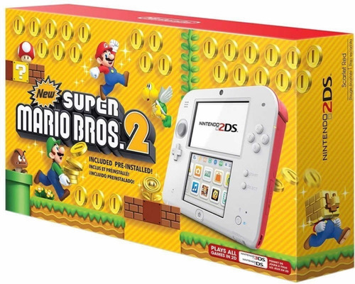 Consola Portatil Nintendo 2ds Super Mario Bros 2