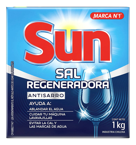 Sun Sal Regeneradora Antisarro Para Lavavajilla X 1 Kg