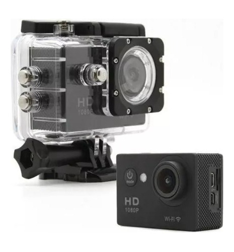 Câmera Filmadora Sport Hd 1080p À Prova D'agua Ação Digital
