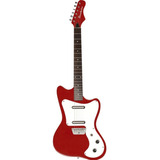Guitarra Electrica Danelectro Dano 67 Yellow Dano67 Color Rojo