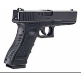 Kit Pistola  Airgun Glock G17 Co2 4,5mm+2mil Esferas+coldre