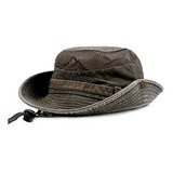 Boonie Safari Sun Hat Para Hombre Visera De Algodón Visera