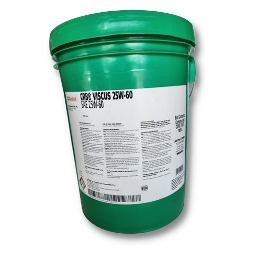 Cubeta Castrol Crb Viscus Sae 25w-60 Diesel 18.9 L