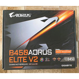 Promo! Placa Mãe B450 Aorus Elite V2 Amd Am4 Na Caixa Zero!