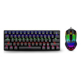 Kit Gamer Mecánico T-dagger Tgs008w Main Force Negro 60% Sp