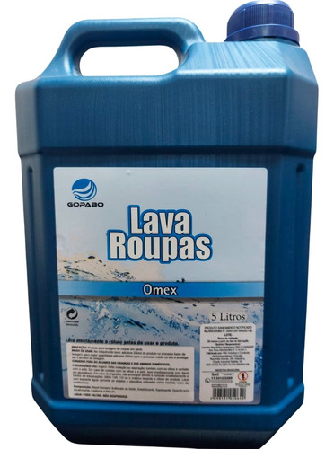 Lava Roupas Líquido Galão 5l Gopabo