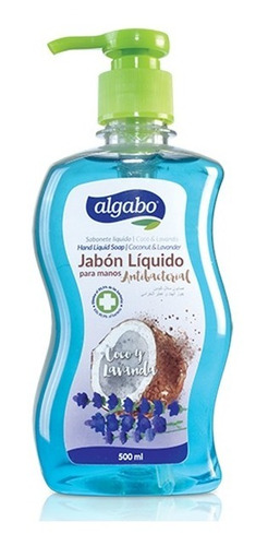 6 Jabon Liquido Antibacterial Algabo Coco 500 Ml ( Mayorista