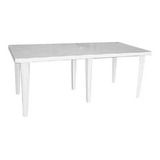 Mesa Plastico Rectangular 1,80 Colombraro 6 Patas Caba&gba$0