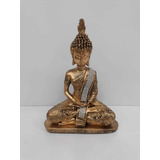 Buda Tailandês Hindu Sidarta Dourado Estatueta Dourado