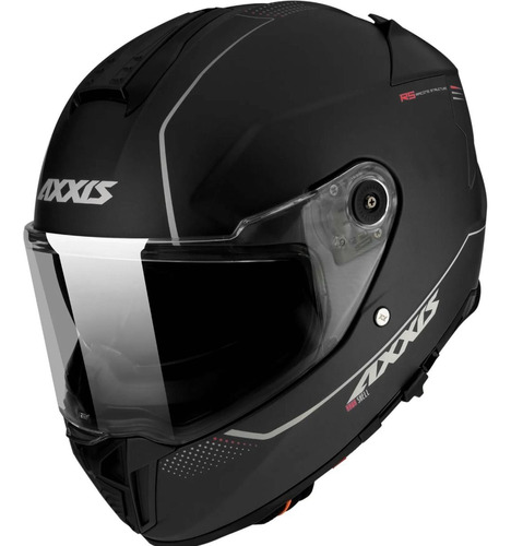 Casco Moto Axxis Hawk Evo Paw Daytona Solid Doble Visor