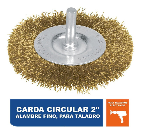 Carda Circular 2 , Alambre Fino, Para Taladro Truper   11574