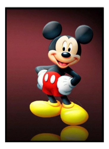 H- Pintura De Diamantes 5d Diy 60 X 40 Cm - Mickey Mouse