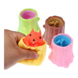 Ardilla Apretable Squishy Antiestrés Varios Colores 