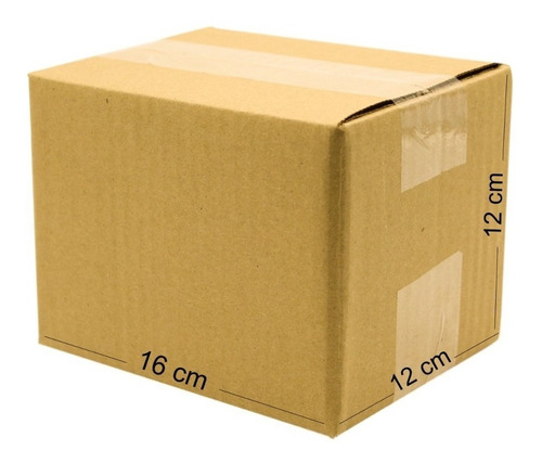 Caja Carton E-commerce 16x12x12 Cm Envios Paquete 25 Piezas