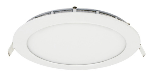 Plafon Led Embutir Panel 24w Redondo Luz Blanca Fria X 3