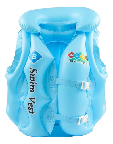 Chaleco Salvavidas Inflable Para Niños De 4 A 6 Años Talla M