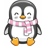 Adesivo Decorativo Para Geladeira Pinguim Lançamento