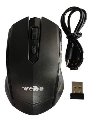 Mouse Inalámbrico Recargable Weibo Rf-5500 3 Modos Dpi