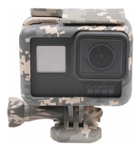 Carcasa Marco Protector Para Gopro Hero 5 / 6 / 7 Camuflaje 