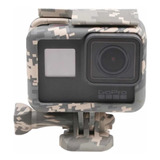 Carcasa Marco Protector Para Gopro Hero 5 / 6 / 7 Camuflaje 