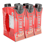 Whey Protein Shake Pack C 6un De 250ml Cada - Integralmédica Sabor Morango