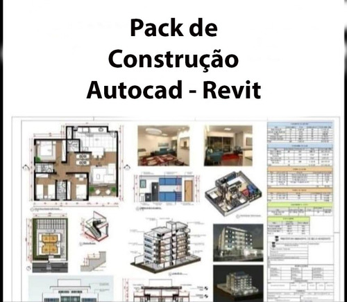 Super Pack De Construção Em Autocad E Revit