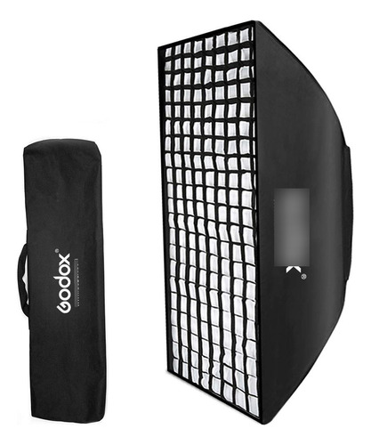 Softbox Bowens Godox Com Grid Colmeia 60x90cm P/ Flash Tocha