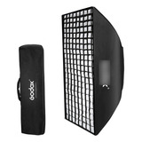 Softbox Bowens Godox Com Grid Colmeia 60x90cm P/ Flash Tocha