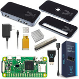 Raspberry Pi Zero W Basic Starter Kit Black Case Editio...