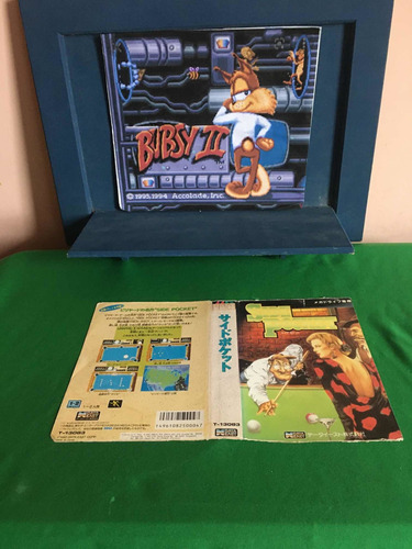 Mega Drive Side Pocket Encarte Original Japonês