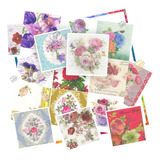 Pack Servilletas Decoupage Surtidas Botanica Flores Mariposa