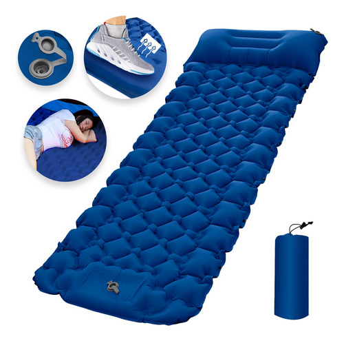 Colchón Autoinflable Portátil Cama Para Acampar Colchoneta