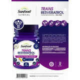 Suplemento Em Cápsula Sunfood  Clinical Trans Resveratrol 98% Pure 600mg (60sofgels) Sunfood Em Pote De 100ml