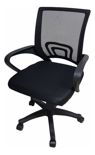 Silla De Oficina Ergonomica Mesh Negra Tipo Ejecutiva 