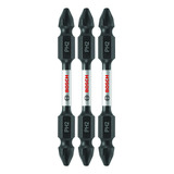 Puntas Para Atornillador Bosch, Dobles, Phillips #2, X3 Uni