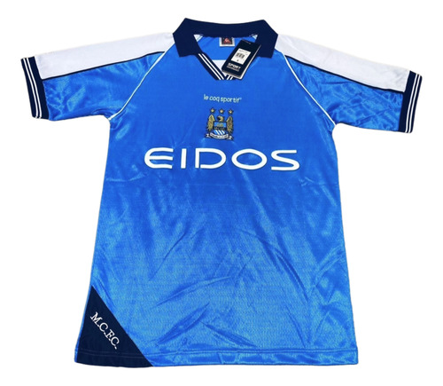 Camisa I Manchester City 1999/2000 Le Coq Sportif Retro