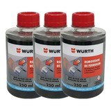 3x Removedor De Ferrugem Oxidação Limpa Chassi Wurth - 250ml