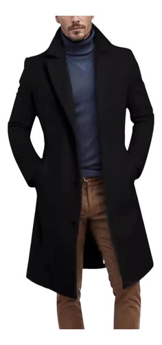 Abrigo En Forma De B Para Hombre, Casual, Casual, Con Botone