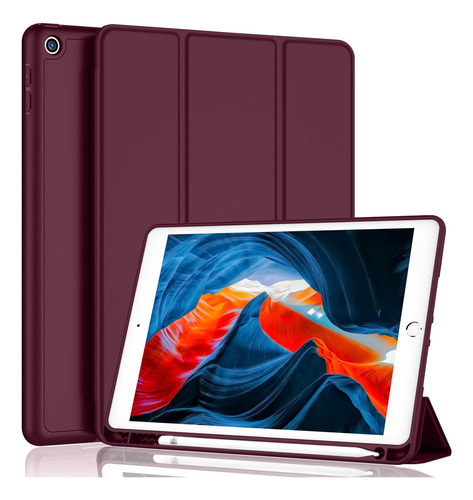 Funda iPad Imieet 10.2 2021 9th/2020 8th/2019 7th Gen Wine