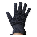 Guantes Estampados Gruesos Unisex Varios Colores X Par