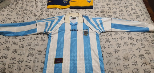 Camiseta De La Seleccion Argentina Mangas Largas Año 1995