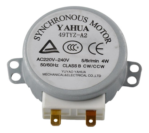 Motor Giratorio Para Microondas 5/6 Rpm, 4w, 120v, Universal