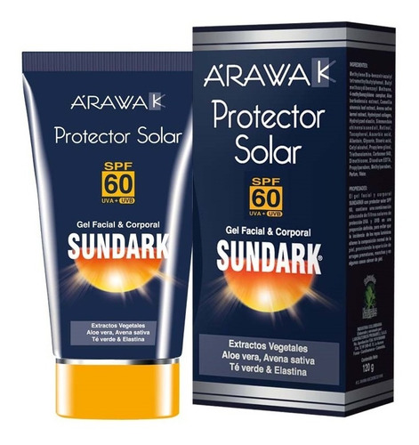 Arawak Protector Solar Sundark En Gel Fa - g a $417