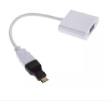 Adaptador  Hdmi + Micro Ou Mini Hdmi P/ Vga   Com Audio P/ L