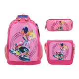 Kit De Mochila Lonchera Y Lapicera Princesa Peach Moma Primaria Backpack Vs4027