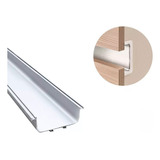 Sistema Manija Oculta C Inferior Aluminio Blanco X5 Unidades