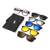 Sobrelentes  Imantados Clip-on 5 En 1