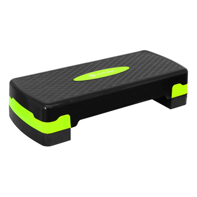 Banco Escalon De Ejercicio Step Rutinas Aerobics Ajustable Color Negro\u002FVerde | Meses sin interés