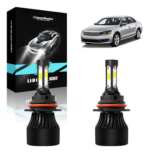 Focos Led 9007 Para Jetta A4 2000-2005 Luz Alta Y Baja
