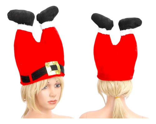 1 Gorro Navideño Con Forma De Pantalones De Santa Claus